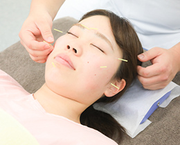 美容鍼灸の技術も身につけることができます。